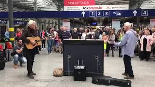 Incredible moment over 120 voices belt out Pink Floyd &#39;Wish You Were Here&#39; at Dublin&#39;s Heu...