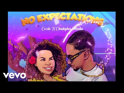 Ce'Cile, Christopher Martin - No Expectation (Official Lyric Video)