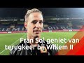 Fran Sol is Willem II-fans dankbaar voor warm welkom: 'Ik werd een beetje emotioneel'