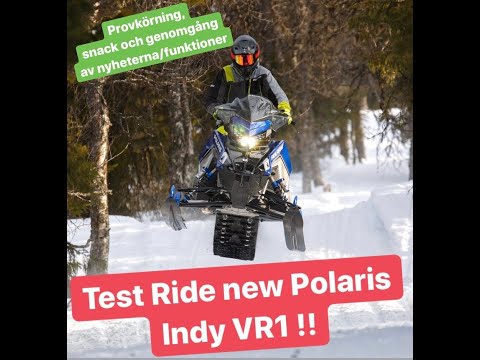 Thumbnail for First Test ride Polaris indy VR1 850 2021