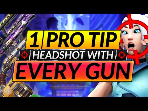 1 BEST TIP for EVERY GUN in Valorant - INSTANTLY HEADSHOT Everyone - Advanced Weapons Guide