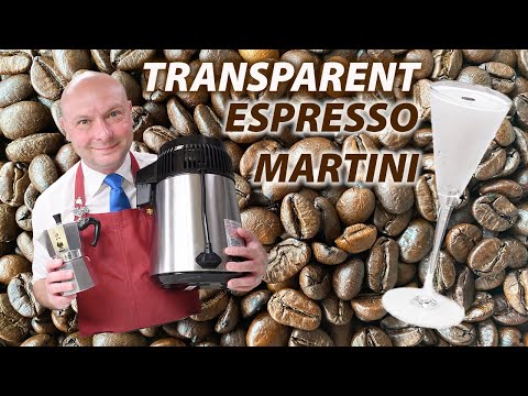 Transparent Espresso Martini - Can we distill coffee?