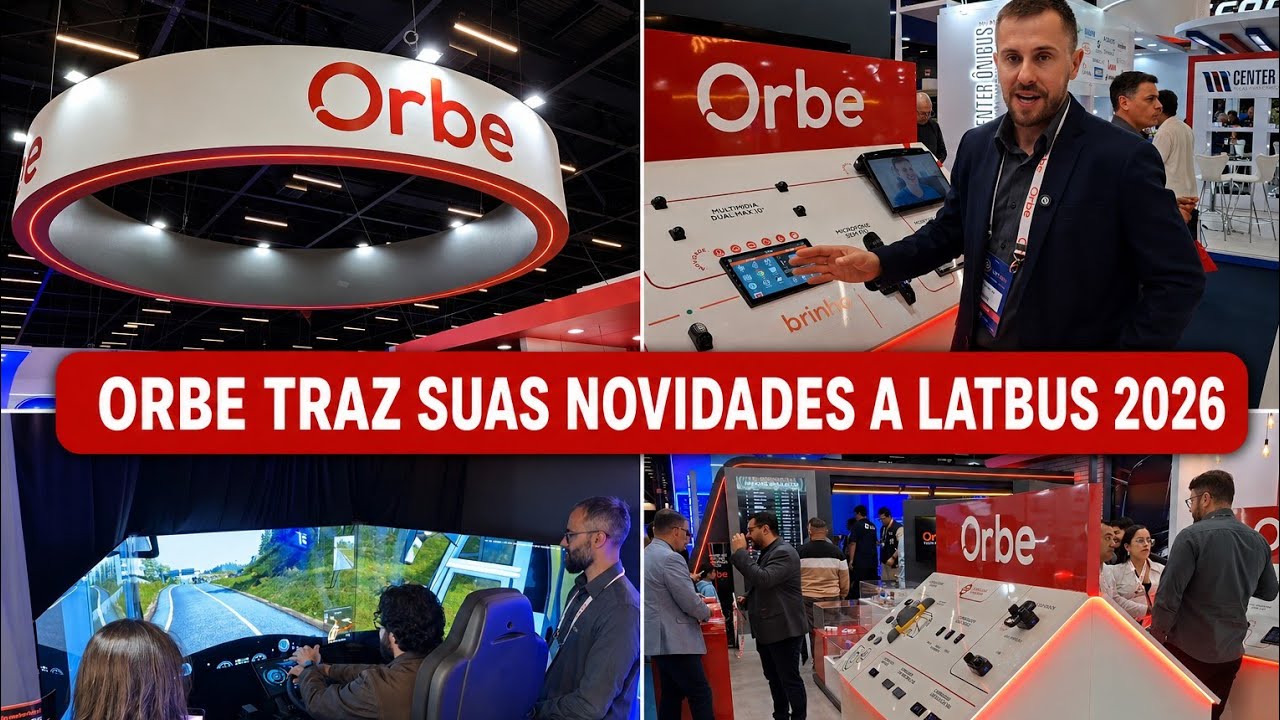 ORBE LEVA SOLUÇÕES ELETRÔNICAS PARA ÔNIBUS À LATBUS 2026