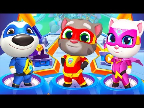 Talking Tom Hero Dash - Run,Jump & Save the world - Outfit7 Limited Gameplay Part 4