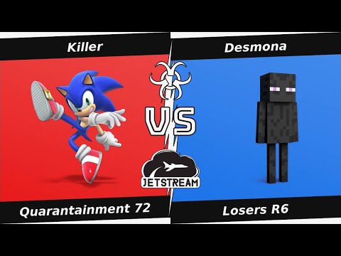 Quarantainment 72 Losers R6 - Killer (Sonic) Vs Desmona (Steve) - SSBU