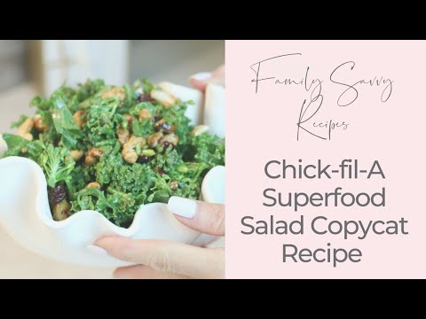 How to make the Chick-Fil-A Superfood Salad Copycat Recipe | Family Savvy