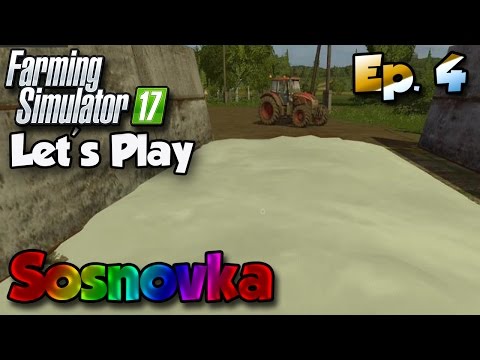 Let's Play Farming Simulator 17 - Sosnovka Ep.4 | Starting Silage For The Cows
