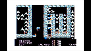 Gantelet (Elf gameplay) for the TRS-80 CoCo