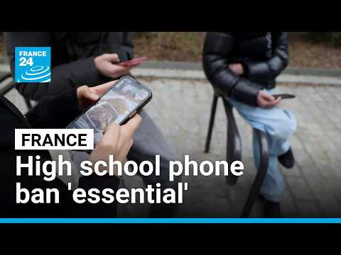 Mobile phone ban greets French teenagers going back to high school