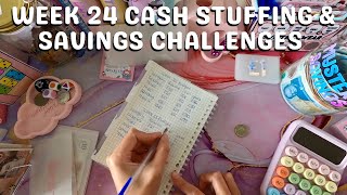 Week 24 Cash Stuffing Reset | Weekly Savings & Budget Update