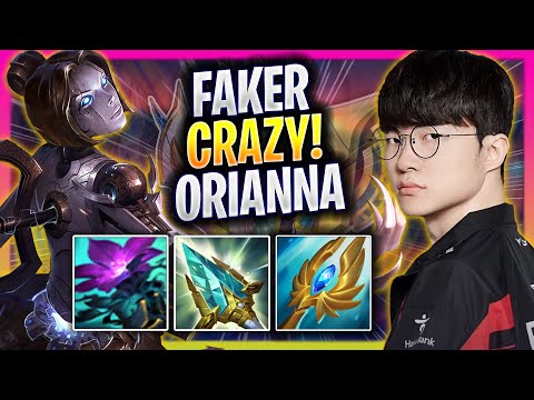 FAKER CRAZY GAME WITH ORIANNA! - T1 Faker Plays Orianna MID vs Annie! | Season 2025