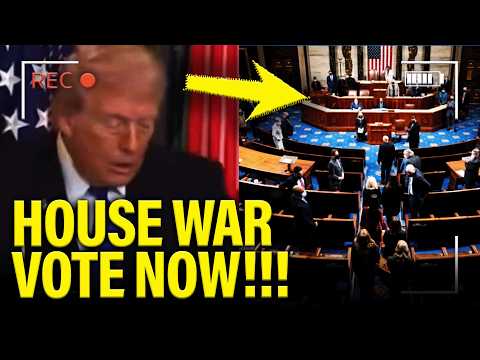 Trump GOES PSYCHO over House WAR VOTE!!