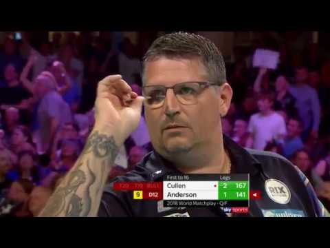 NINE-DARTER! Gary Anderson vs Joe Cullen - 2018 BetVictor World Matchplay