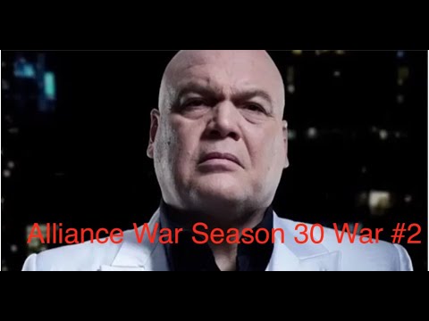Alliance War Season 30 War #2. Kingpin Dominates! Miniboss Action!