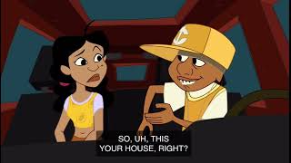 Proud Family Movie - Penny and 15 Cent Car Scene