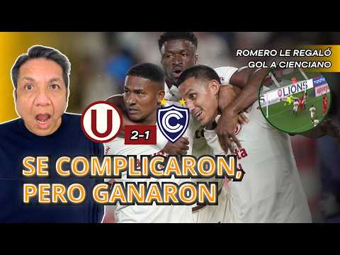Universitario's game got complicated after Romero's blunder! Universitario vs Cienciano: analysis...