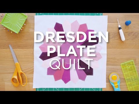 Quilt Snips Mini Tutorial - Dresden Plate