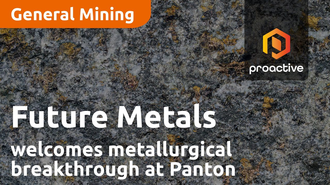 Future Metals welcomes metallurgical breakthrough at Panton