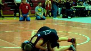 preview picture of video 'Nathan Maxwell, C.V.C.A, vs #65 Perry @ Crestwood Open, Youth Varsity Wrestling, 2010'