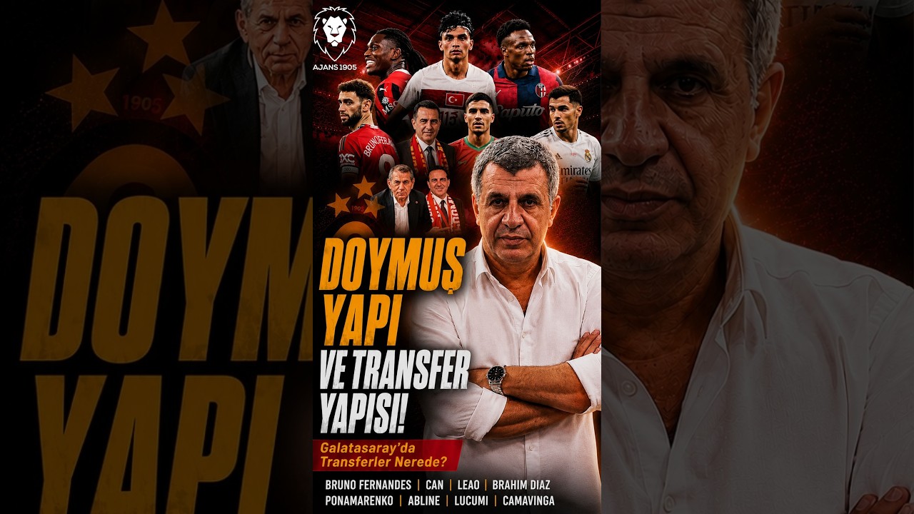 Galatasaray'da Transferler Nerede? Doymuş Yapı, Transfer Yapısı | Bruno Fernandes, Can, Leao, Diaz 📱