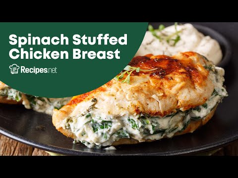 STUFFED CHICKEN BREAST With Spinach & Cream Cheese - LOW CARB & KETO | Recipes.net - YouTube