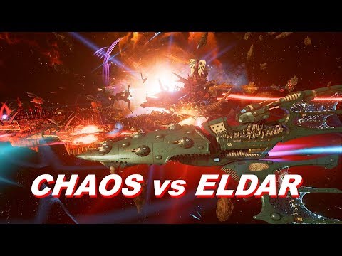 Chaos vs Eldar! Khorne Fleet, Rank 131, Heroic Difficulty, 1500 Points - Battlefleet Gothic Armada