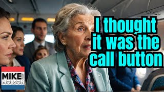 ✈️ 64 Year Old Woman Arrested for Grabbing Flight Attendant Mid Flight