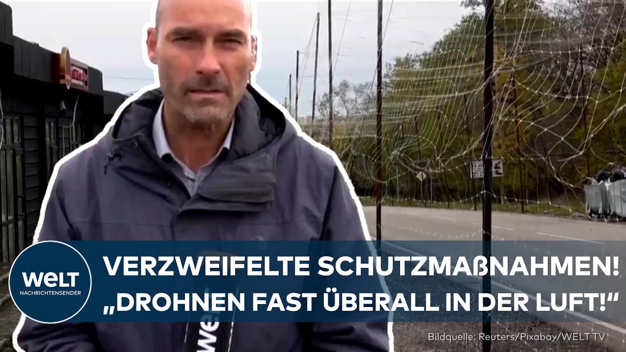 UKRAINE: Netze gegen Russlands Drohnen! "Mit rudimentären Mitteln irgendwie schützen!"