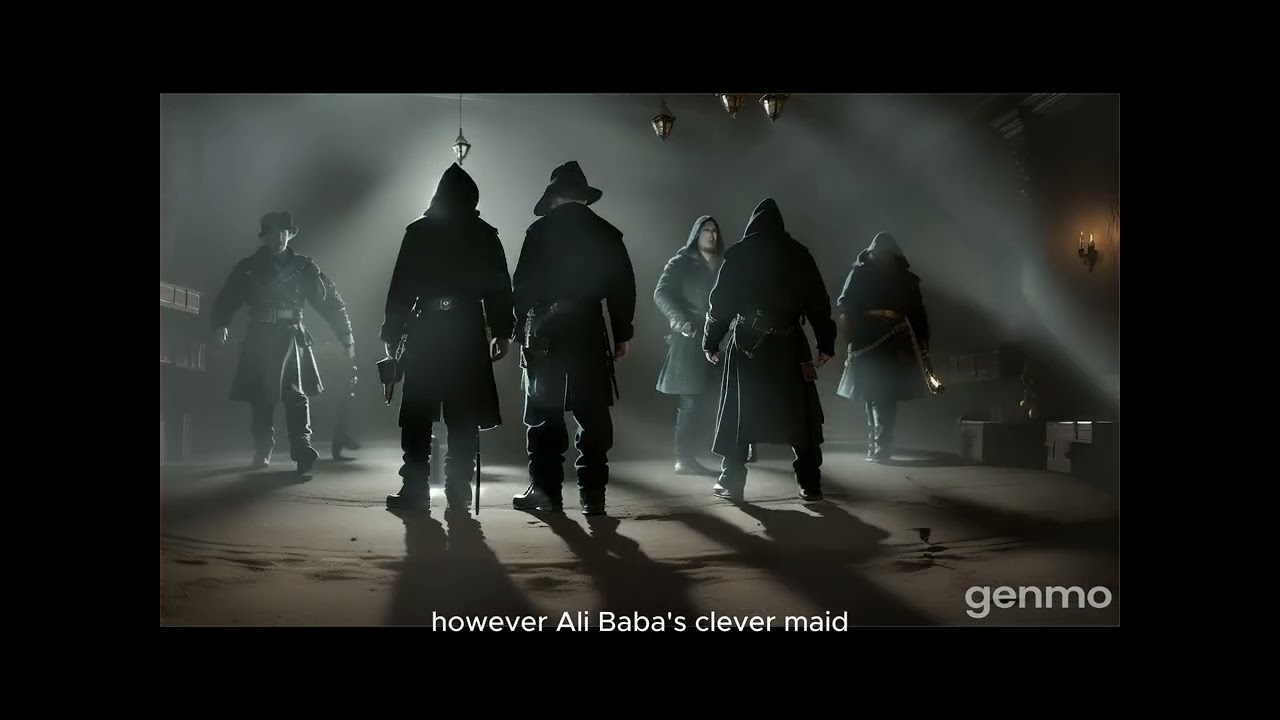 Alibaba and  the 40 thieves story