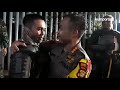 Kapolres Jakpus Memeluk Anggota TNI Usai Kericuhan Di Depan Kantor Bawaslu