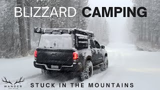 We Escaped a Winter Blizzard in our Truck Camper | Big Bear & Lake Arrowhead Vlog