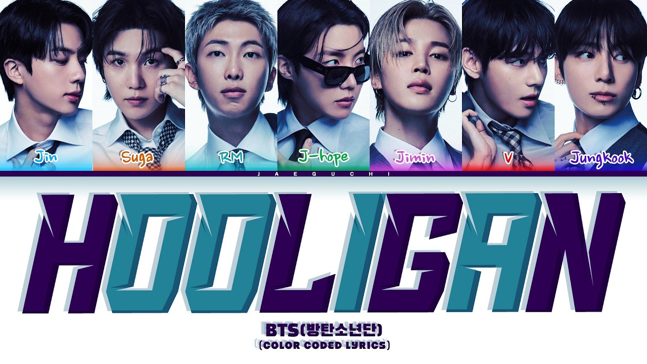 BTS (방탄소년단) 'Hooligan' (Color Coded Lyrics)