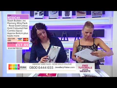 How to make Mixed Media Jewellery - JewelleryMaker LIVE (AM) 27/05/2014