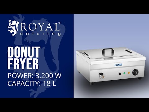 video - Frityrkoker til baking - 18 liter - 3 200 W - kald sone