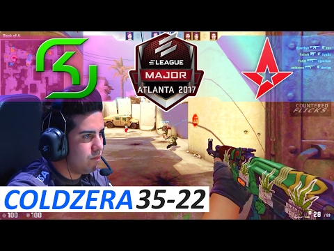 coldzera POV 35-22 CS:GO - SK vs Astralis [Dust 2] ELEAGUE Major 2017