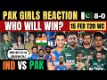 IND VS PAK T20 WC 15 FEB MATCH ABHISHEK NO 1 PAKISTANI GIRLS REACTION