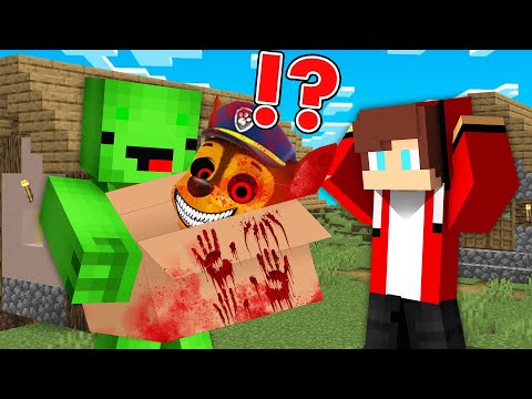 Terrifying Minecraft Challenge: Scary Head in the Box