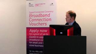 preview picture of video 'John Norton, Coventry City Council, at SuperConnected Coventry Launch event #CovSCC'