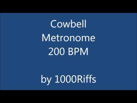 Cowbell Metronome 200 BPM