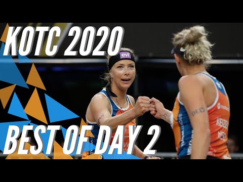 Superstars celebrate victorious comeback | King of the Court | Day 2 Highlights | Beach Volleyball