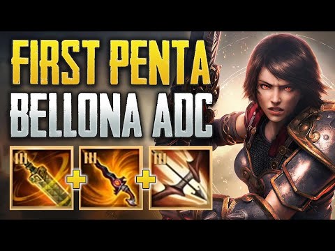 I GOT SMITE 2's FIRST PENTA!? Bellona ADC Gameplay (SMITE 2 Alpha)