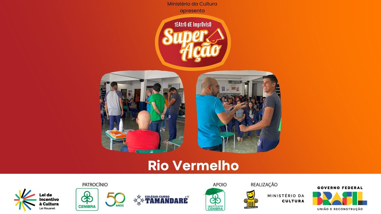 SUPER AÇÃO em Rio Vermelho, MG - EE Dr Afonso Pena Junior