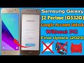 Samsung J2 Prime G532G FRP Bypass Final Update Without PC New Method 2023