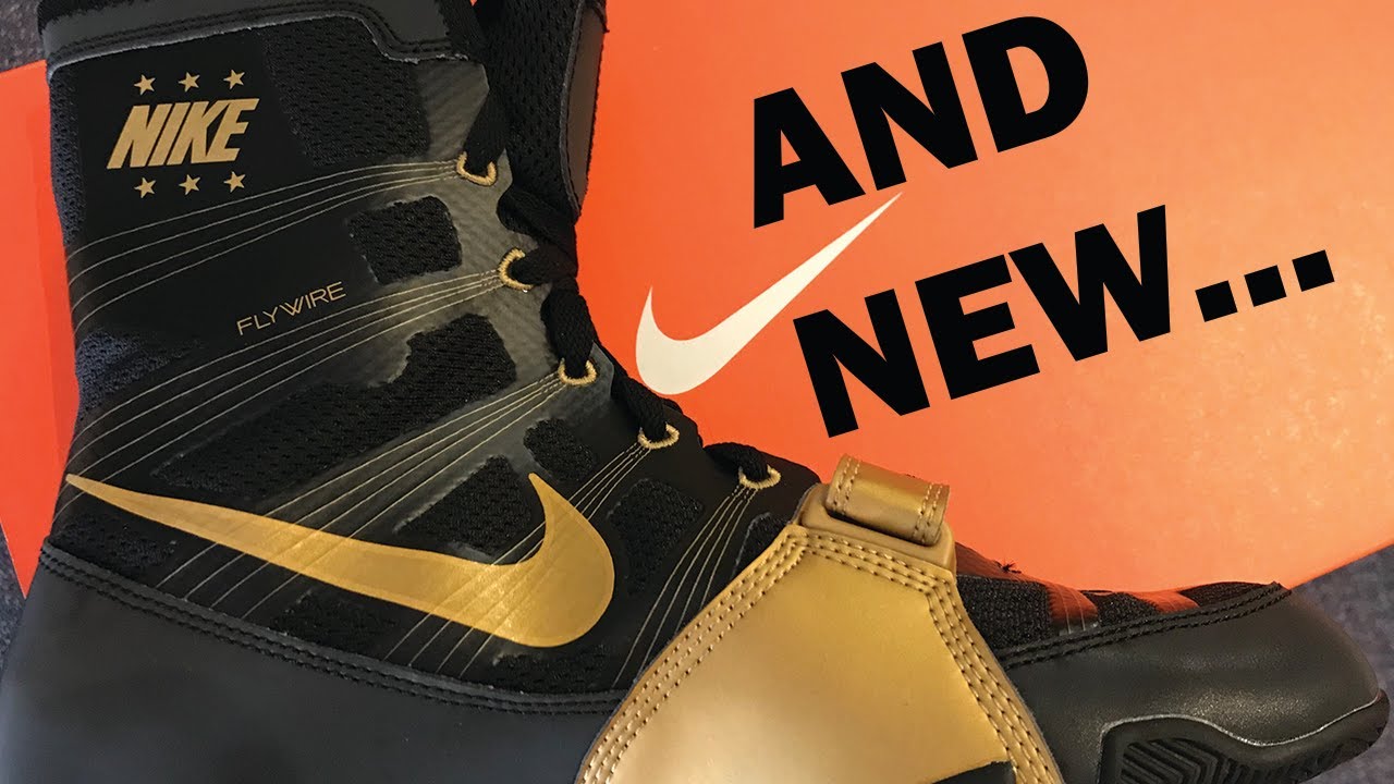 NEW - Unboxing Nike Hyper KO Boxing Boots Black/Gold