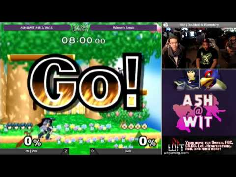 ME | Vro (Marth) vs Kels (Fox, Falco, Sheik) - ASH@WIT #48 Melee Winner's Semis