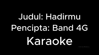 Download lagu Band 4G Hadirmu Lirik Karaoke - @Dhot @TiffanyLovers mp3