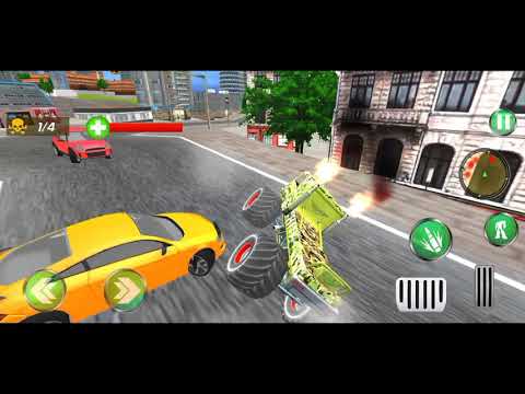 US Army Monster Truck Robot Transforming War | New Monster Truck Robot Rescue City Android GamePlay