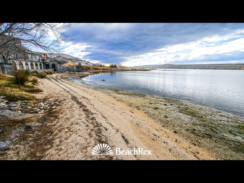beach Pagar, Dinjiška, island Pag, Croatia