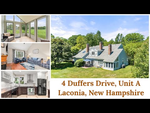 LISTED & SOLD | 4 Duffers Drive, Unit A, Laconia, New Hampshire, Video Tour | Roche Realty Group