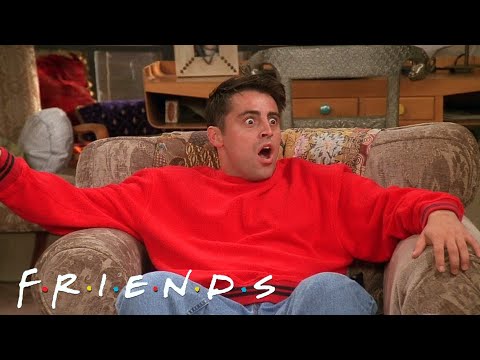 Сериал Друзья: Джоуи узнаёт секрет Моники и Чендлера (Сезон 5 Серия 5)